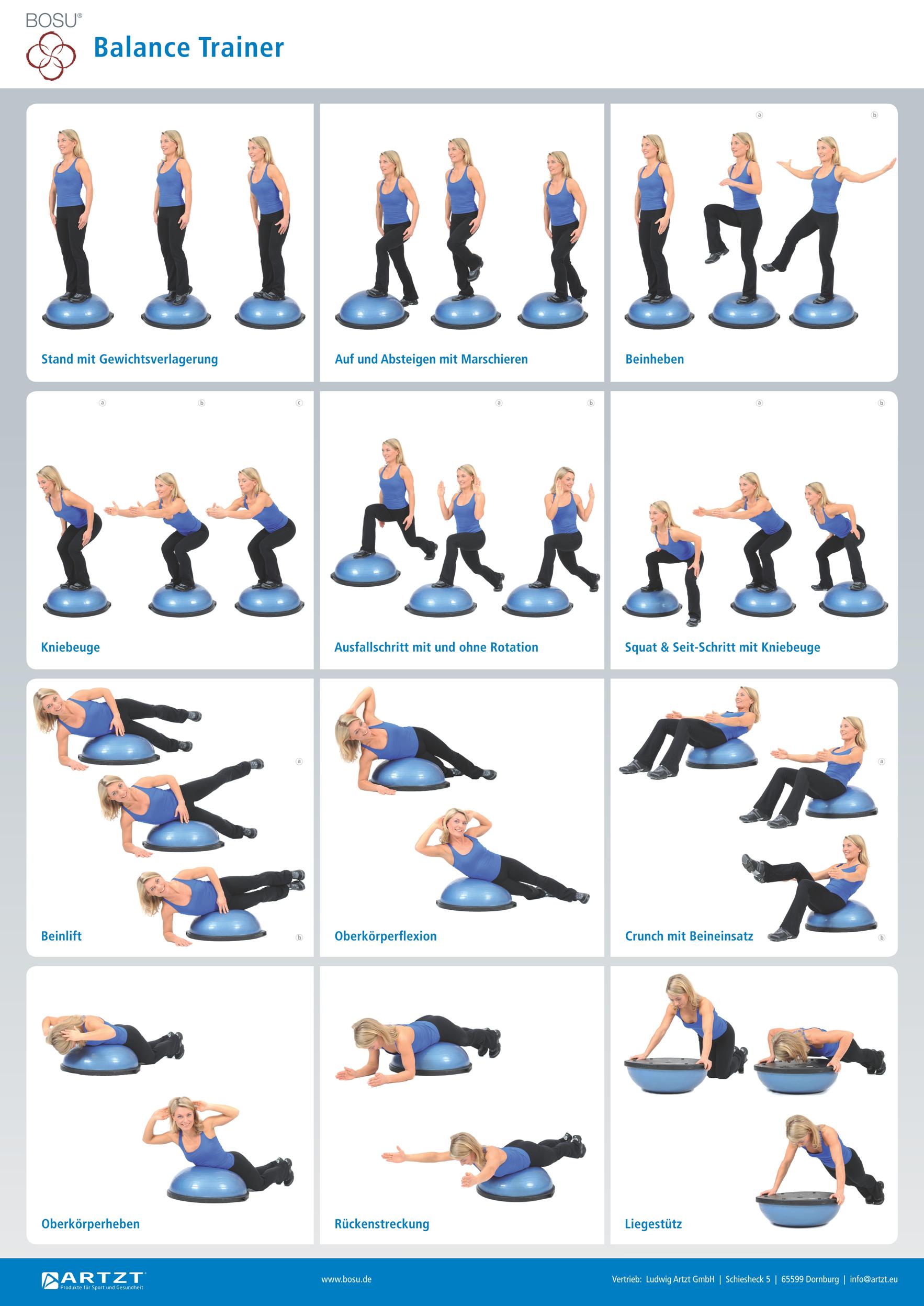 ARTZT - BOSU Balance Trainer | Bälle-Fitness-Massage | Sportmedizin und