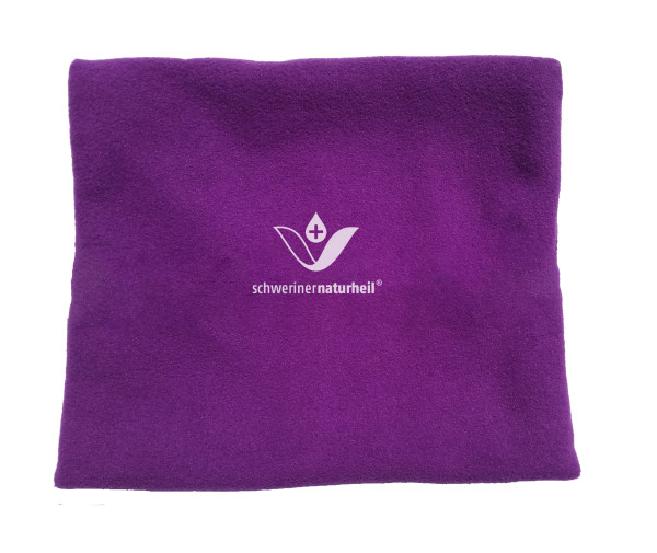 Moor Wärmekissen mit Naturmoorfüllung 23 x 19 cm mit Fleecebezug