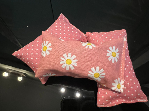 Lavendel-Kissen-Set Gänseblümchen