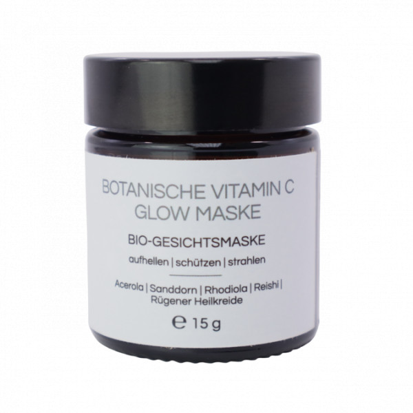 Botanische Vitamin C Glow Maske Probiergröße